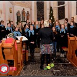 Božični koncert domačih pevskih zborov v Bistrici ob Sotli (foto in video)